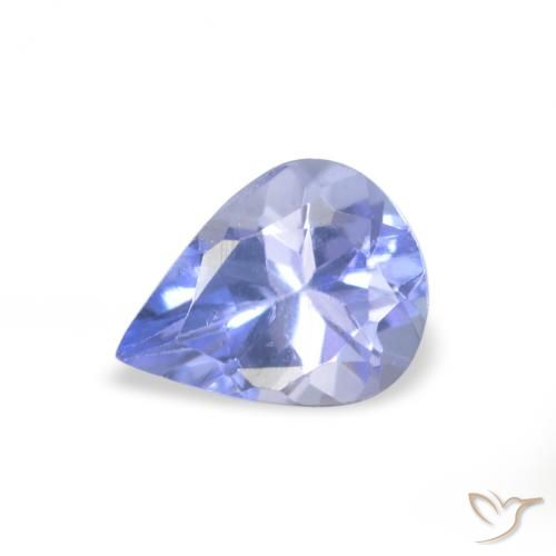 0.32ct Natural Azul claro Tanzanita, En forma de pera, VVS-VS
