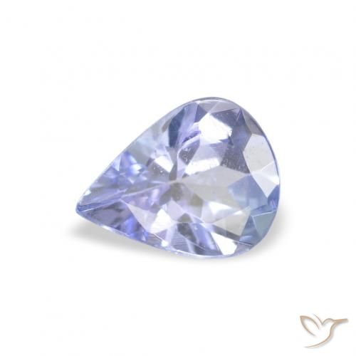 0.30ct Natural Azul pastel Tanzanita, En forma de pera, VVS-VS