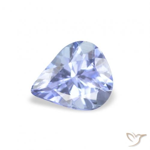 0.29ct Natural Azul pastel Tanzanita, En forma de pera, VS