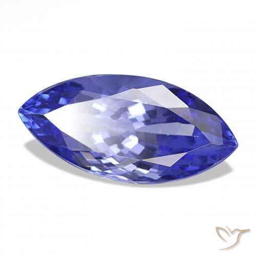Tanzanita Azul violeta natural de 5.92 ct, Marquesa, VVS