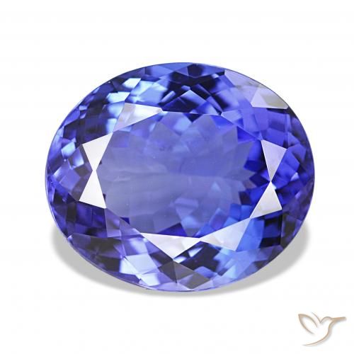 6.02ct Azul violeta Tanzanita, Ovalada, IF