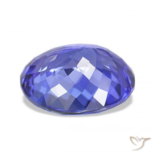 Tanzanita Azul violeta natural de 6.02 ct, Corte Óvalo, IF