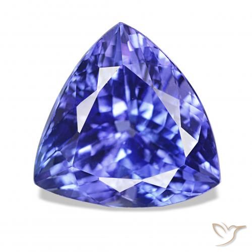 Tanzanita Azul oscuro natural de 5.66 ct, Trillón, IF