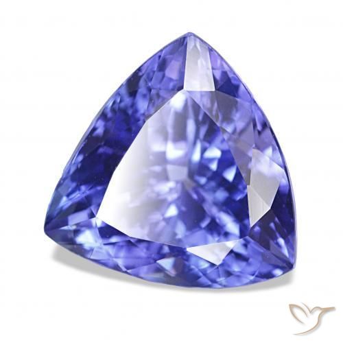 Tanzanita Azul oscuro natural de 5.66 ct, Trillón, IF