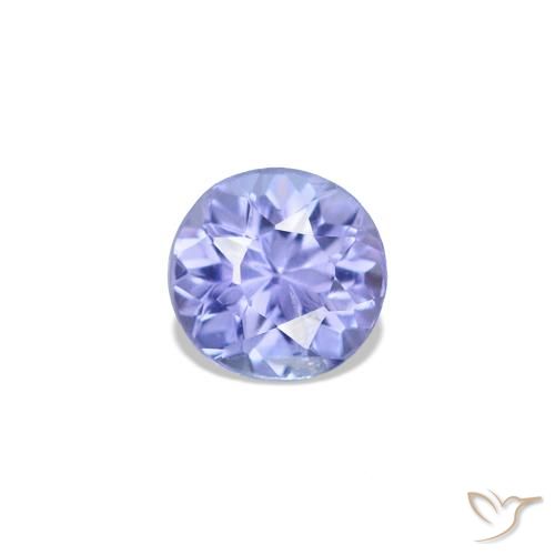 0.20ct Azul claro Tanzanita, Redondo, VS