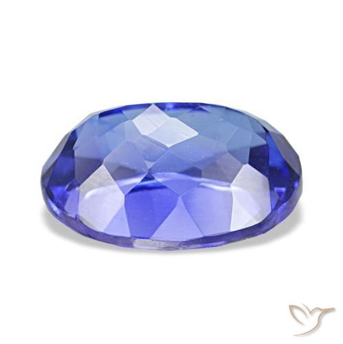 Tanzanita azul natural de 2,21 ct, corte óvalo, VVS-VS
