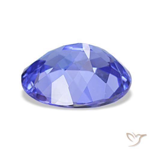 Tanzanita azul natural de 1,83 ct, corte óvalo, VVS