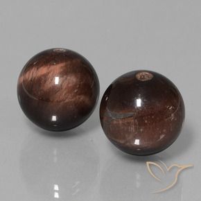 Gemas de Matriz Ojo de Tigre Multicolor natural de 39.56 ct, Esfera / Bola, Opaco