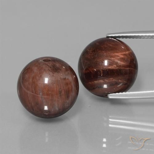 41.41ctw Natural Multicolor Matriz Ojo de Tigre, Esfera / Bola, Opaco