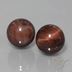 Gemas de Matriz Ojo de Tigre Multicolor natural de 41.41 ct, Esfera / Bola, Opaco