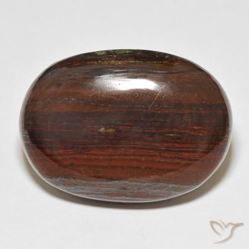 73.18ct Natural Multicolor Matriz Ojo de Tigre, Ovalada, Opaco