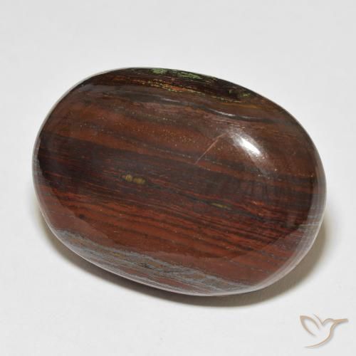 Matriz Ojo de Tigre Multicolor natural de 73.18 ct, Ovalada, Opaco