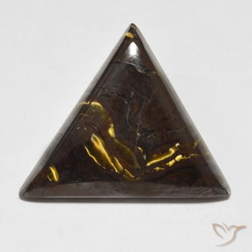 21.22ct Natural Multicolor Matriz Ojo de Tigre, Trillón, Opaco