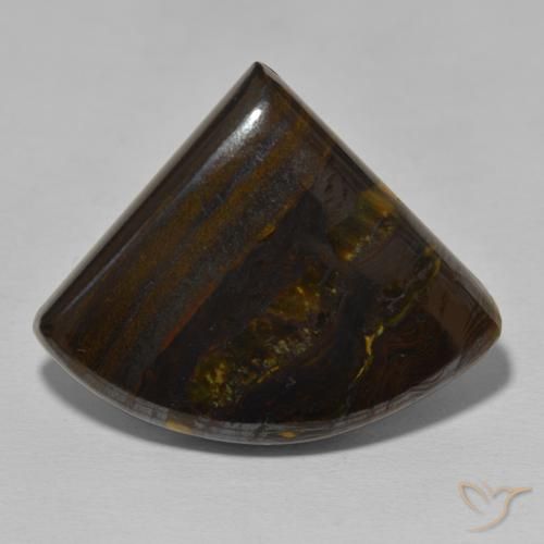 40.69ct Natural Multicolor Matriz Ojo de Tigre, Elegante, Opaco