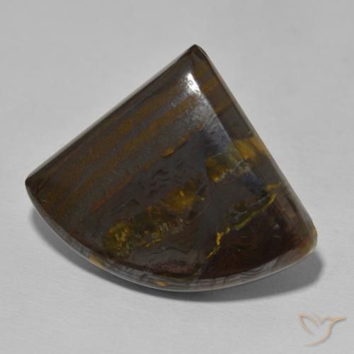 Matriz Ojo de Tigre Multicolor natural de 40.69 ct, Elegante, Opaco