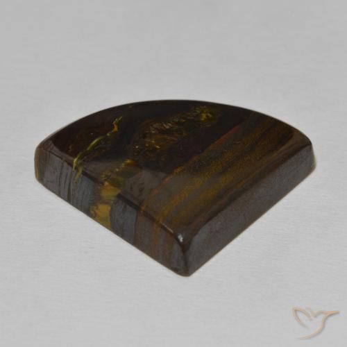 Matriz Ojo de Tigre Multicolor natural de 40.69 ct, Elegante, Opaco