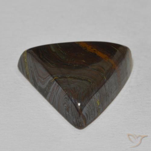 Matriz Ojo de Tigre Multicolor natural de 15.56 ct, Trillón, Opaco