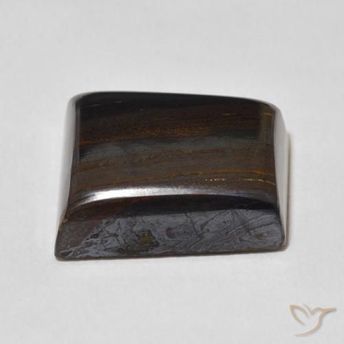 Matriz Ojo de Tigre Multicolor natural de 26.01 ct, Elegante, Opaco