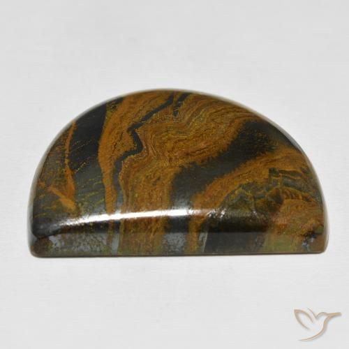 Matriz Ojo de Tigre Multicolor natural de 67.99 ct, Elegante, Opaco