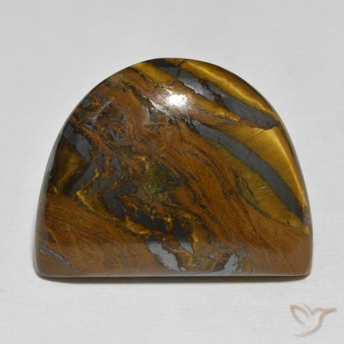 53.17ct Natural Multicolor Matriz Ojo de Tigre, Elegante, Opaco