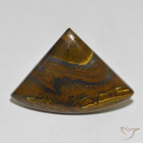 34.44ct Natural Multicolor Matriz Ojo de Tigre, Trillón, Opaco