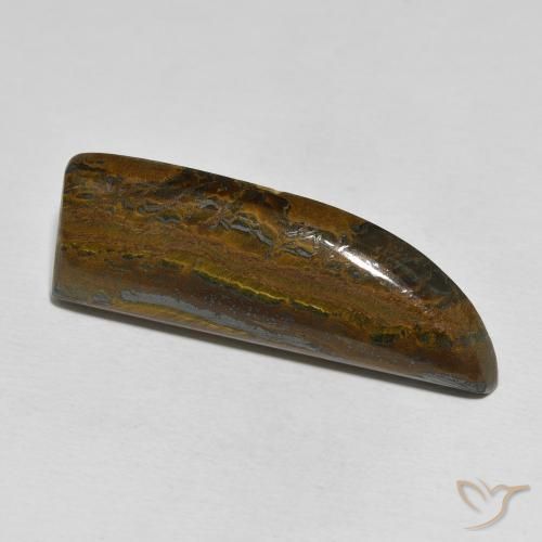 Matriz Ojo de Tigre Multicolor natural de 26.35 ct, Elegante, Opaco