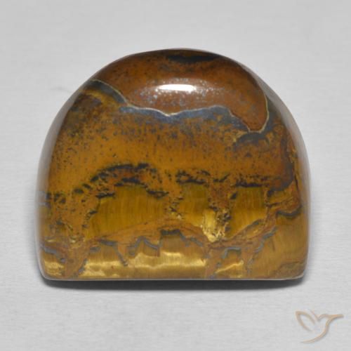 40.11ct Natural Marrón medio Matriz Ojo de Tigre, Elegante, Opaco