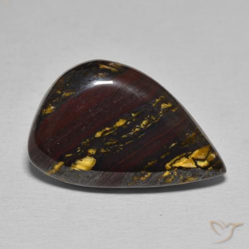 15.67ct Natural Multicolor Matriz Ojo de Tigre, Elegante, Opaco