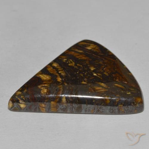 Matriz Ojo de Tigre Multicolor natural de 58.53 ct, Trillón, Opaco
