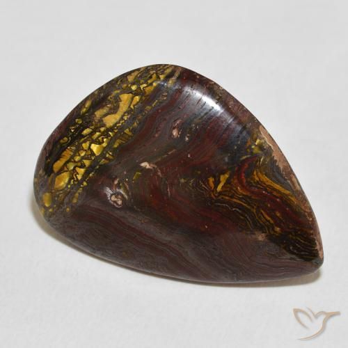 Matriz Ojo de Tigre Multicolor natural de 29.03 ct, Elegante, Opaco
