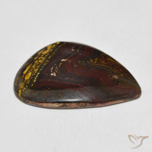 Matriz Ojo de Tigre Multicolor natural de 29.03 ct, Elegante, Opaco