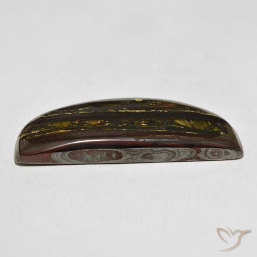Matriz Ojo de Tigre Multicolor natural de 45.37 ct, Elegante, Opaco