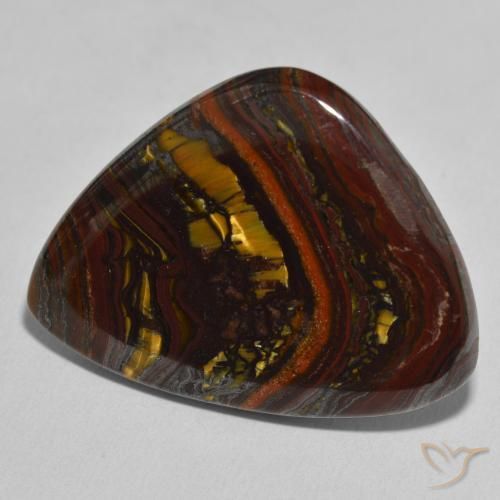 Matriz Ojo de Tigre Multicolor natural de 36.54 ct, Elegante, Opaco