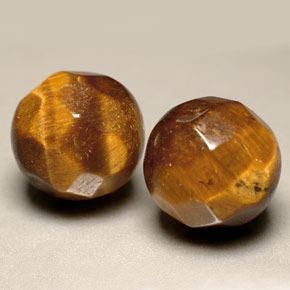 Gemas de tiger's eye marrón natural de  ct, esfera / bola, opaco