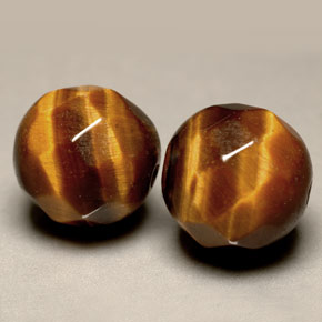 Gemas de Ojo de Tigre Marrón oro natural de  ct, Esfera / Bola, Opaco