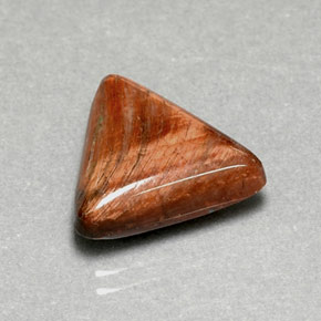 Tiger's eye marrón natural de 7,11 ct, trillón, opaco