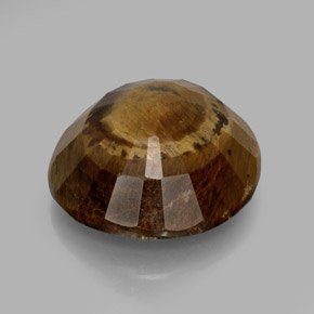 Tiger's eye marrón natural de 20,85 ct, corte óvalo, opaco