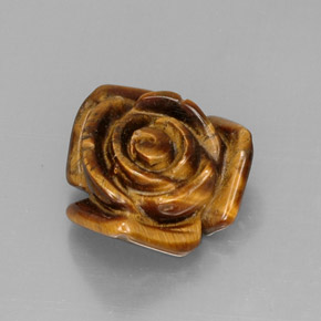Tiger's eye multicolor natural de 12,32 ct, forma elegante, opaco