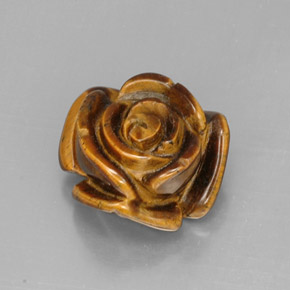 Tiger's eye multicolor natural de 12,41 ct, forma elegante, opaco