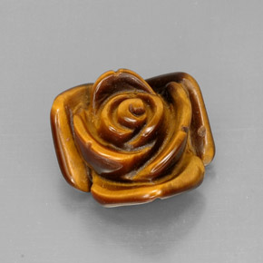 Tiger's eye multicolor natural de 12,37 ct, forma elegante, opaco