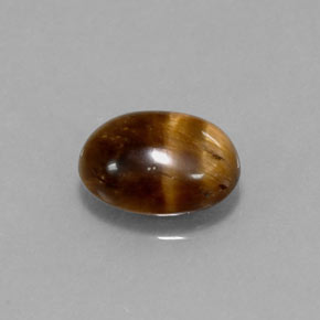 Ojo de Tigre Marrón oro natural de 1.60 ct, Corte Óvalo, Opaco