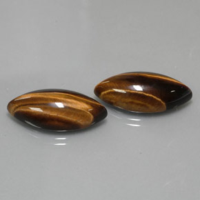 Gemas de Ojo de Tigre Marrón oro natural de  ct, Marquesa, Opaco