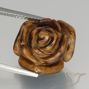 12.31ct Natural Rosado claro Ojo de Tigre, Elegante, Opaco