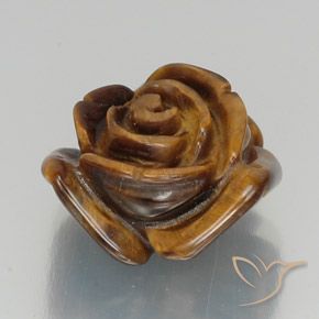 Ojo de Tigre Rosado claro natural de 12.31 ct, Elegante, Opaco