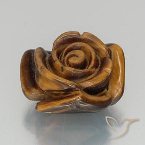 Ojo de Tigre Marrón cálido natural de 12.17 ct, Elegante, Opaco