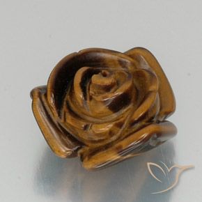 Ojo de Tigre Marrón dorado natural de 11.12 ct, Elegante, Opaco
