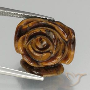 11.45ct Natural Marrón medio Ojo de Tigre, Elegante, Opaco