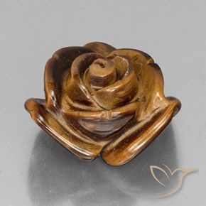Ojo de Tigre Marrón caramelo natural de 11.30 ct, Elegante, Opaco