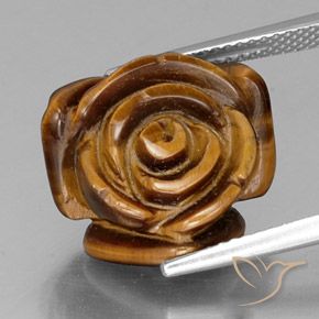 11.38ct Natural Marrón rojizo Ojo de Tigre, Elegante, Opaco