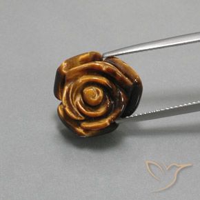 12.62ct Natural Marrón cálido Ojo de Tigre, Elegante, Opaco